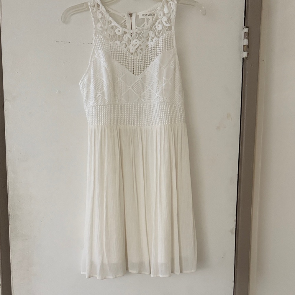 Ivory Lace Dress - size L